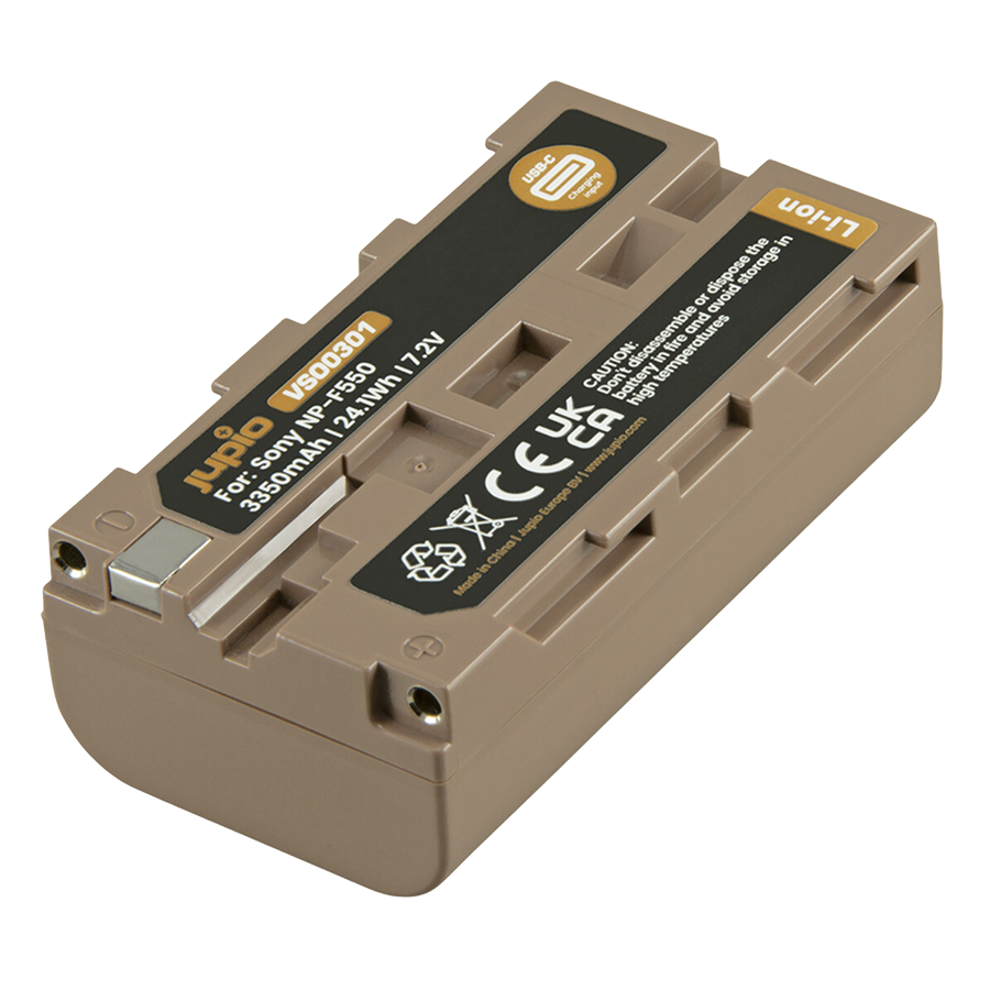 OPEN BOX - Jupio NP-F550 ULTRA C (USB-C input) 3350mAh
