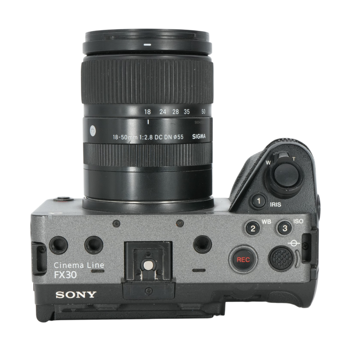 Sony FX30 Mirrorless Camera with Sigma 10-50mm f/2.8 DC DN for Sony E-Mount