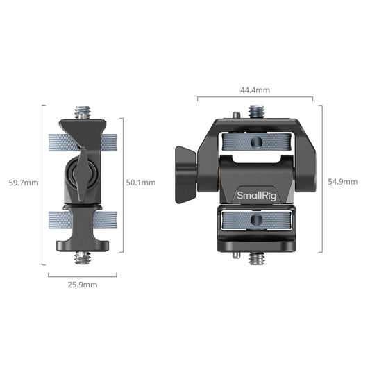 SmallRig Swivel and Tilt Adjustable Monitor Support with 1/4"-20 Screws