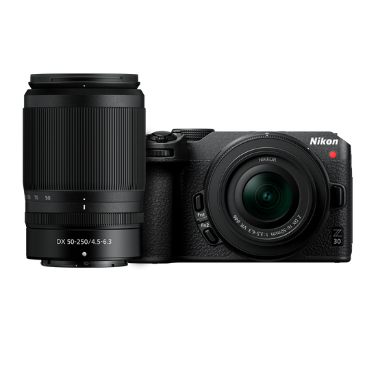 OPEN BOX - Nikon Z 30 DX-format Mirrorless Camera w/16-50mm Lens & 50-250mm Lens