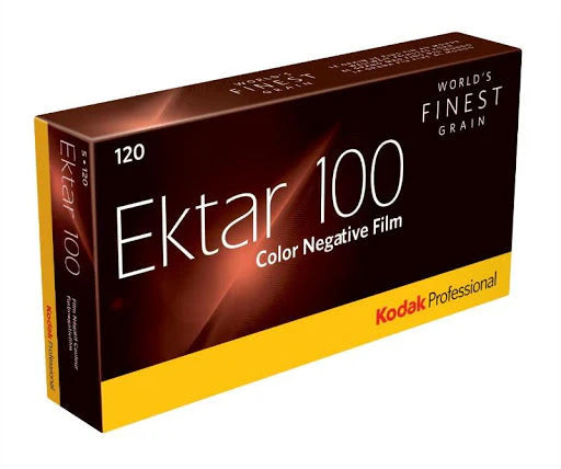 [EXPIRED] - Kodak Professional Ektar 100 Color Negative 120 Format Film, 5-Pack