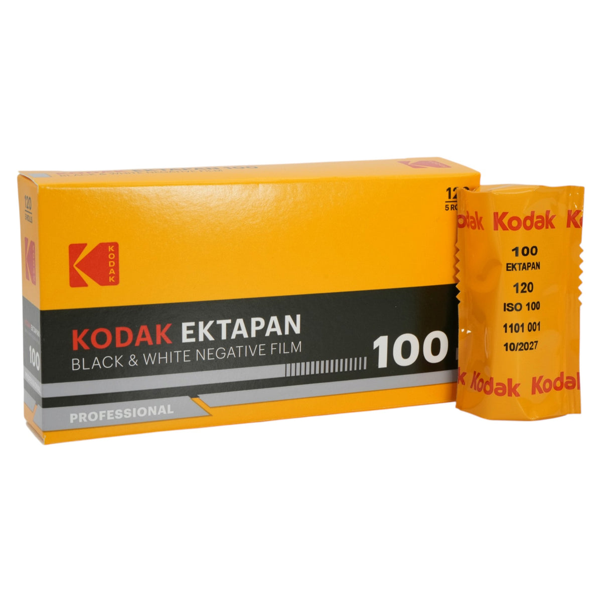 Kodak Ektapan 100 Black and White Negative Film (120 Roll Film)