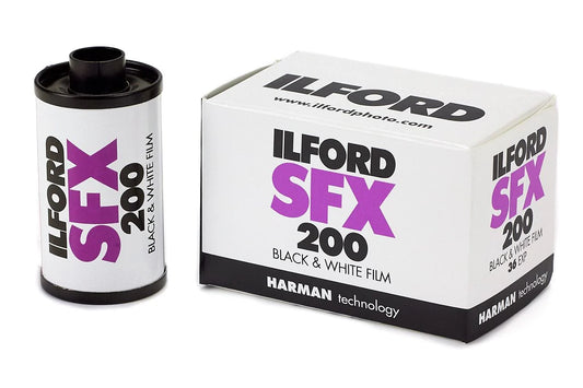 EXPIRED-Ilford SFX 200 Black & White Negative 35mm Film, 36 Exposures