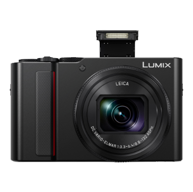 Panasonic Lumix ZS200 Digital Camera Black with OLED screen - OPEN BOX