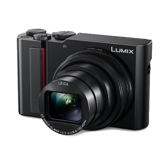 Panasonic Lumix ZS200 Digital Camera Black with OLED screen - OPEN BOX