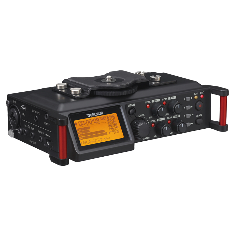 Tascam DR-70D 4-Track PCM Recorder for DSLR Video Production