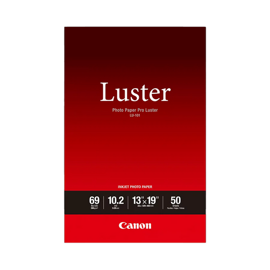 OPEN BOX- Canon Pro Luster Paper 255 gsm 13 x 19", 50 Sheets