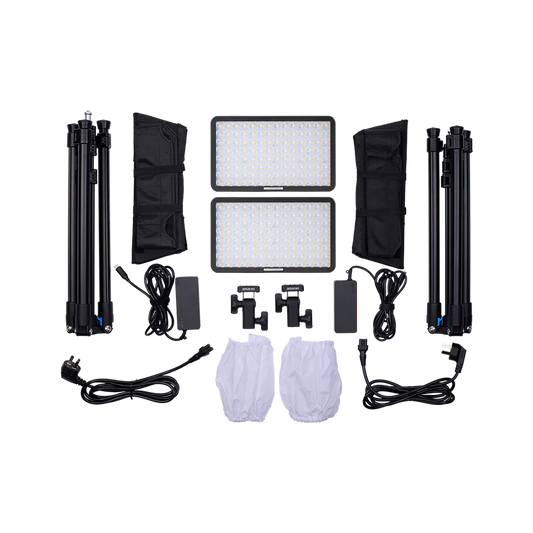 OPEN BOX- amaran Pano 60c Mini Panel Light 2-Light Kit
