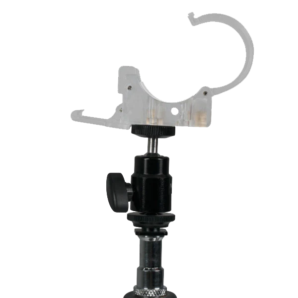 OPEN BOX- Nanlite Pavotube Transparent Polycarbonate Clip with Mini Ball Head