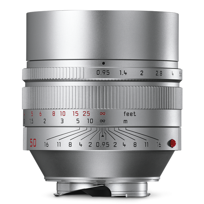 Leica Noctilux-M 50mm f/0.95 ASPH. Lens - Silver Anodized