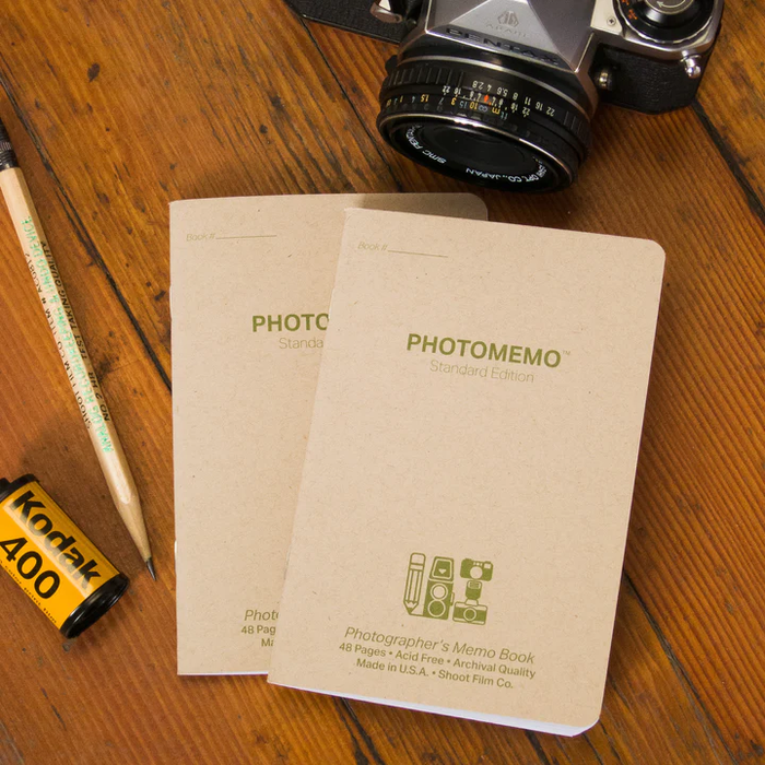 Shoot Film Co PhotoMemo Photographer's Memo Book - 2 Pack