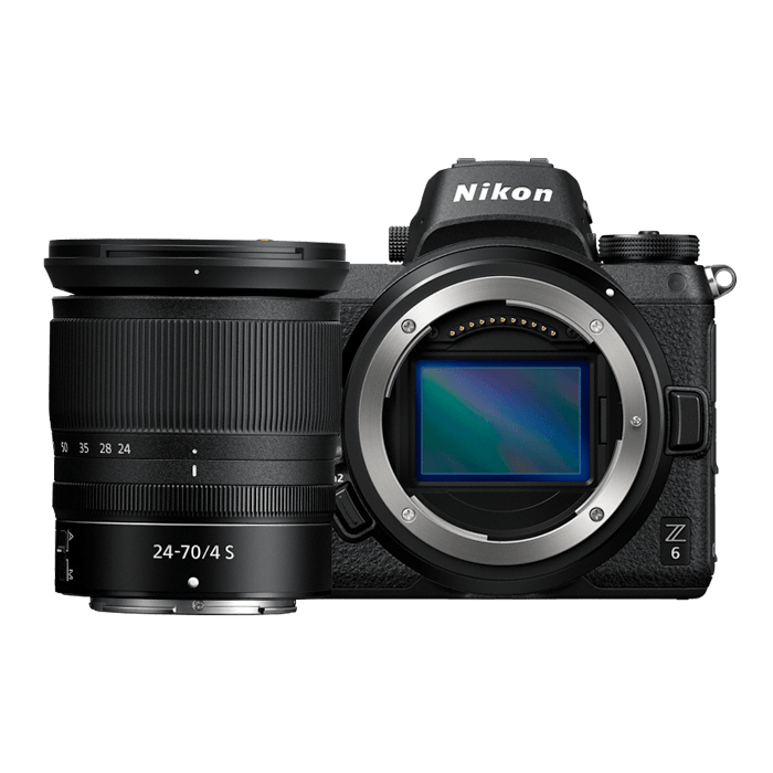 Nikon Z 6 Mirrorless Camera with Z 24-70mm f/4 S Lens Kit - OPEN BOX