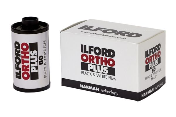 Ilford Ortho Plus 80 Black & White Negative 35mm Film, 36 Exposures