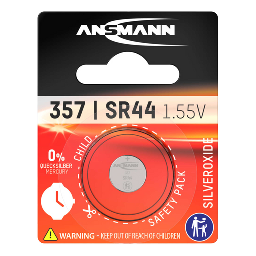 Ansmann SR44 / 357 Silver Oxide Battery — Pro Photo Supply