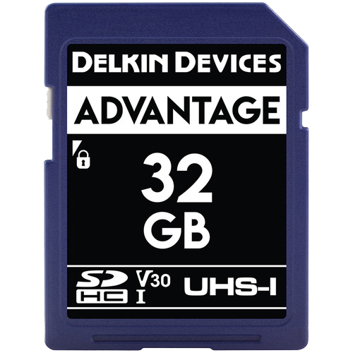 Delkin Advantage UHS-1 V30 SD Memory Card