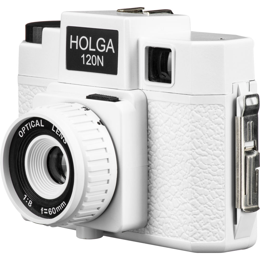 Holga 120N Film Camera, White