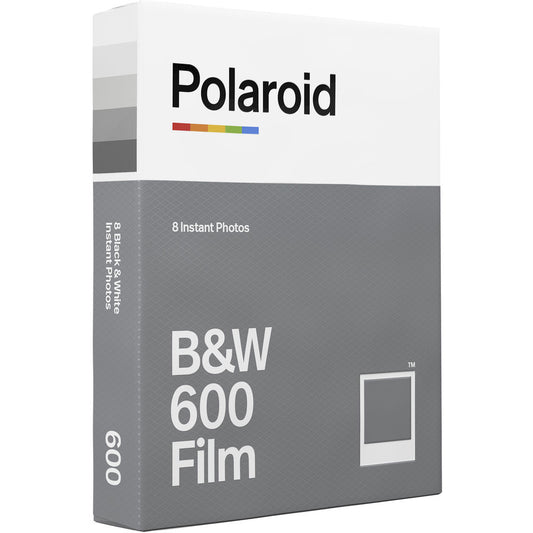 Polaroid 600 White Frame Black & White Instant Film, 8 Exposures