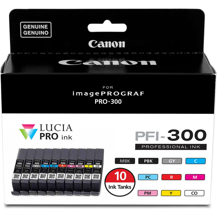 Canon PFI-300 10 Color Ink Pack