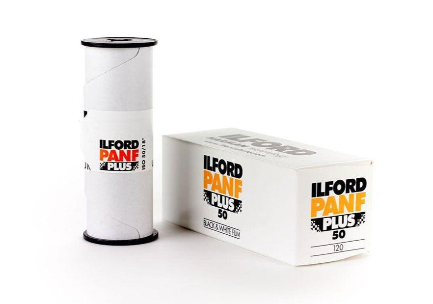 Ilford Pan F Plus 50 Black & White Negative 120 Format Film
