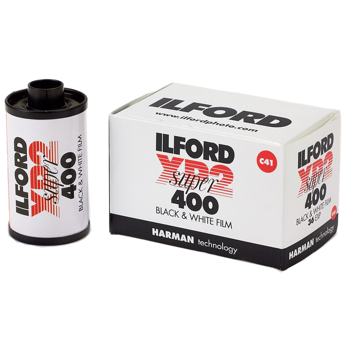 Ilford XP2 Super 400 Black & White Negative 35mm Film, 36 Exposures