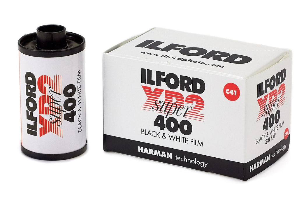 Ilford XP2 Super 400 Black & White Negative 35mm Film, 24 Exposures