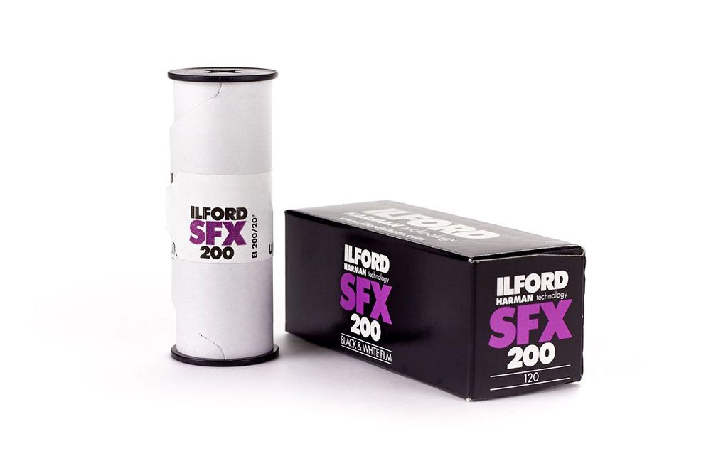 Ilford SFX 200 Black & White Negative 120 Format Film
