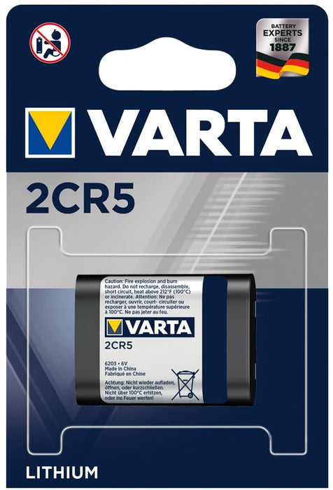 VARTA 2CR5 6V Lithium Battery