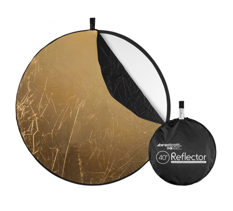 Westcott Basics 5-In-1 40" Reflector, with Gold