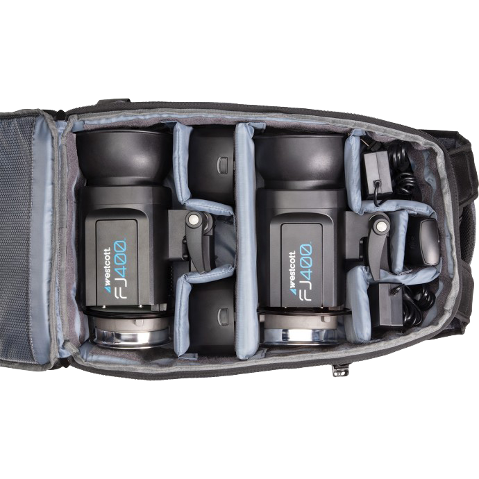 Westcott FJ400 Strobe 2-Light Backpack Kit with FJ-X3 M Universal Wireless Trigger