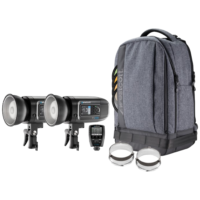 Westcott FJ400 Strobe 2-Light Backpack Kit with FJ-X3 M Universal Wireless Trigger