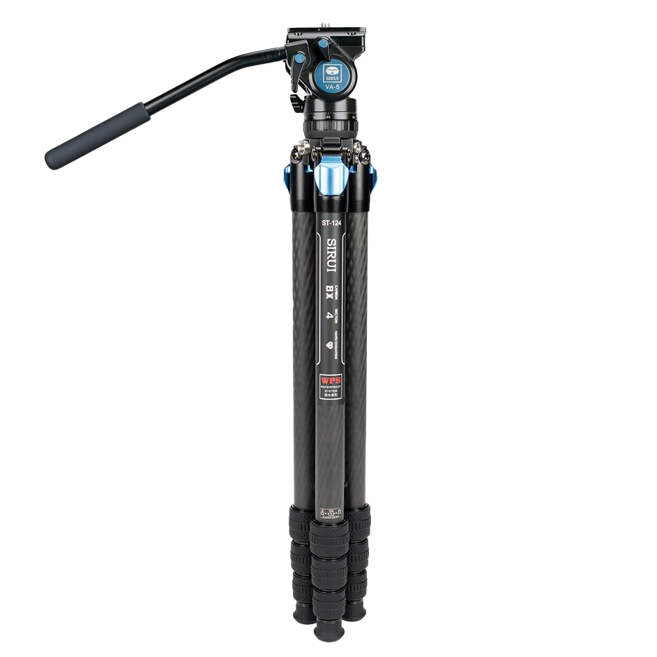 Sirui ST Series 4 Section Carbon Fiber Tripods with VA5 Head