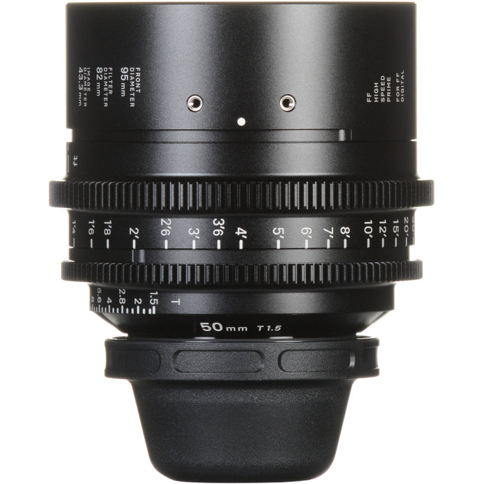 Sigma 50mm T1.5 FF High-Speed Prime (in Feet) - EF Mount Lens