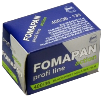 Foma Fomapan Action 400 Black & White Negative 35mm Film, 36 Exposures