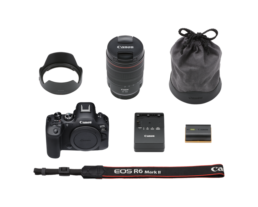Canon EOS R6 Mark II Camera, with 2x LP-E6NH Battery and 128GB Memory Card  5666C002 AK