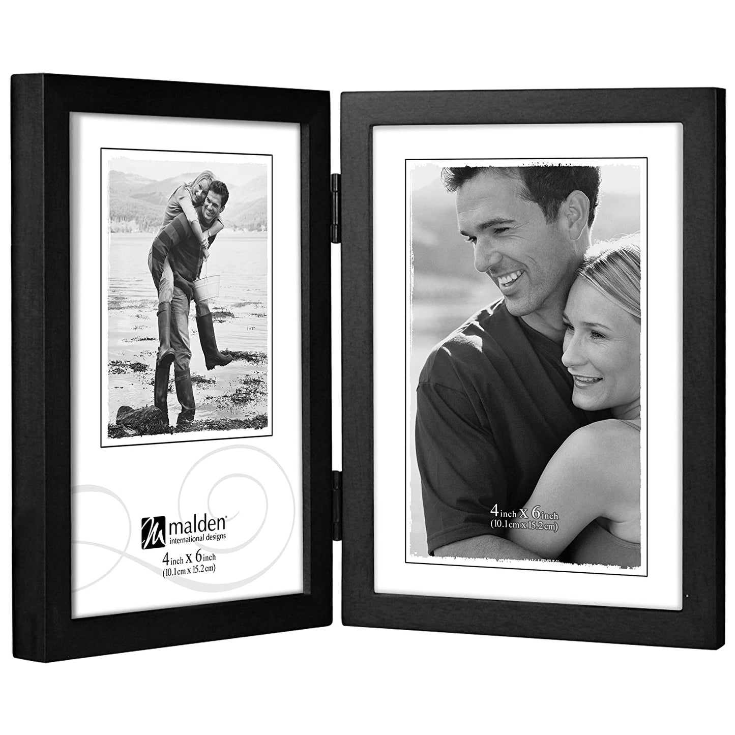 Malden Concept Double Vertical 4 X 6"  Black - CLEARANCE