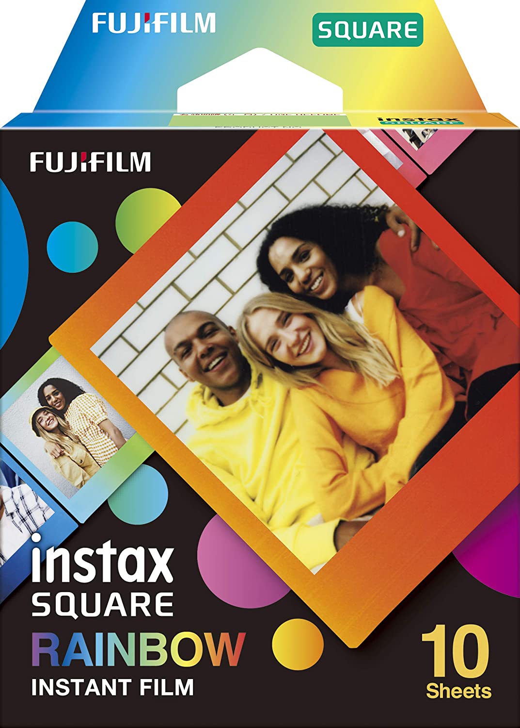 FUJIFILM INSTAX SQUARE Instant Film (20 Exposures) - Black Lab Imaging