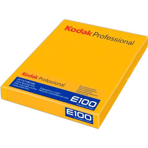 Kodak Professional Ektachrome E100 Color Transparency 4 x 5" Film, 10 Sheets
