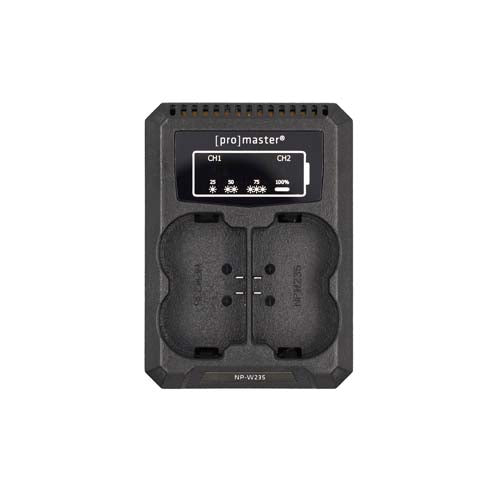 Promaster Dually Charger for the Fuji NP-W235 Battery