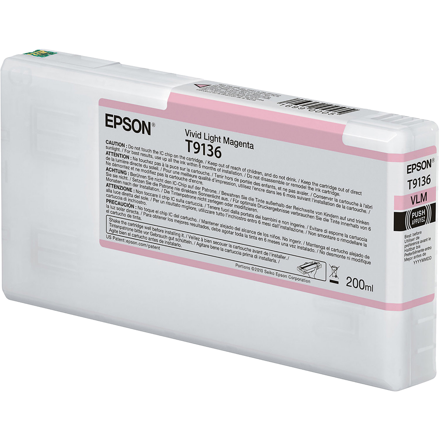 Epson UltraChrome HDX T913 Ink, 200 ML