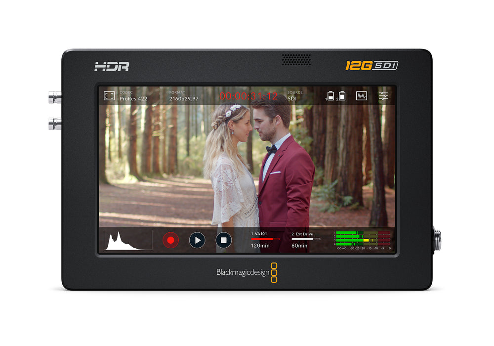 Blackmagic Design Video Assist 5" 12G-SDI HDMI HDR Recording Monitor