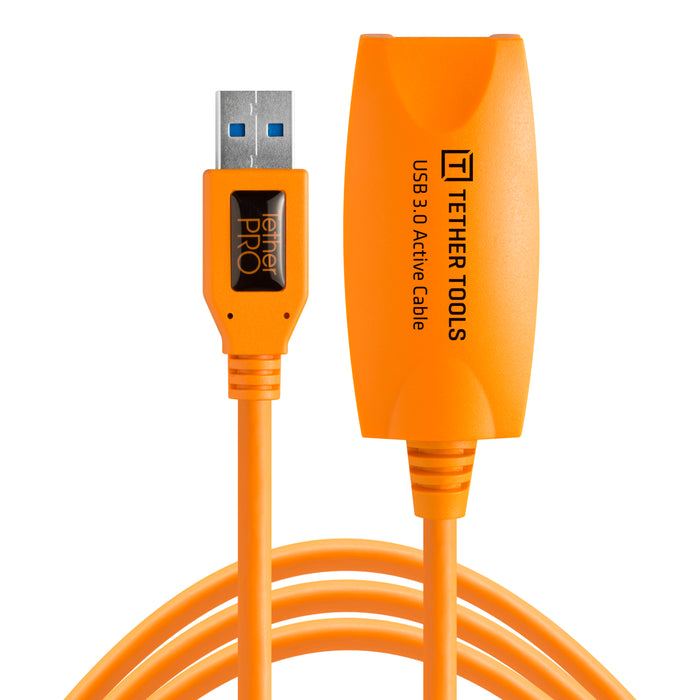 Tether Tools TetherPro USB 3.0 Active Extension Cable - 16 ft, Orange