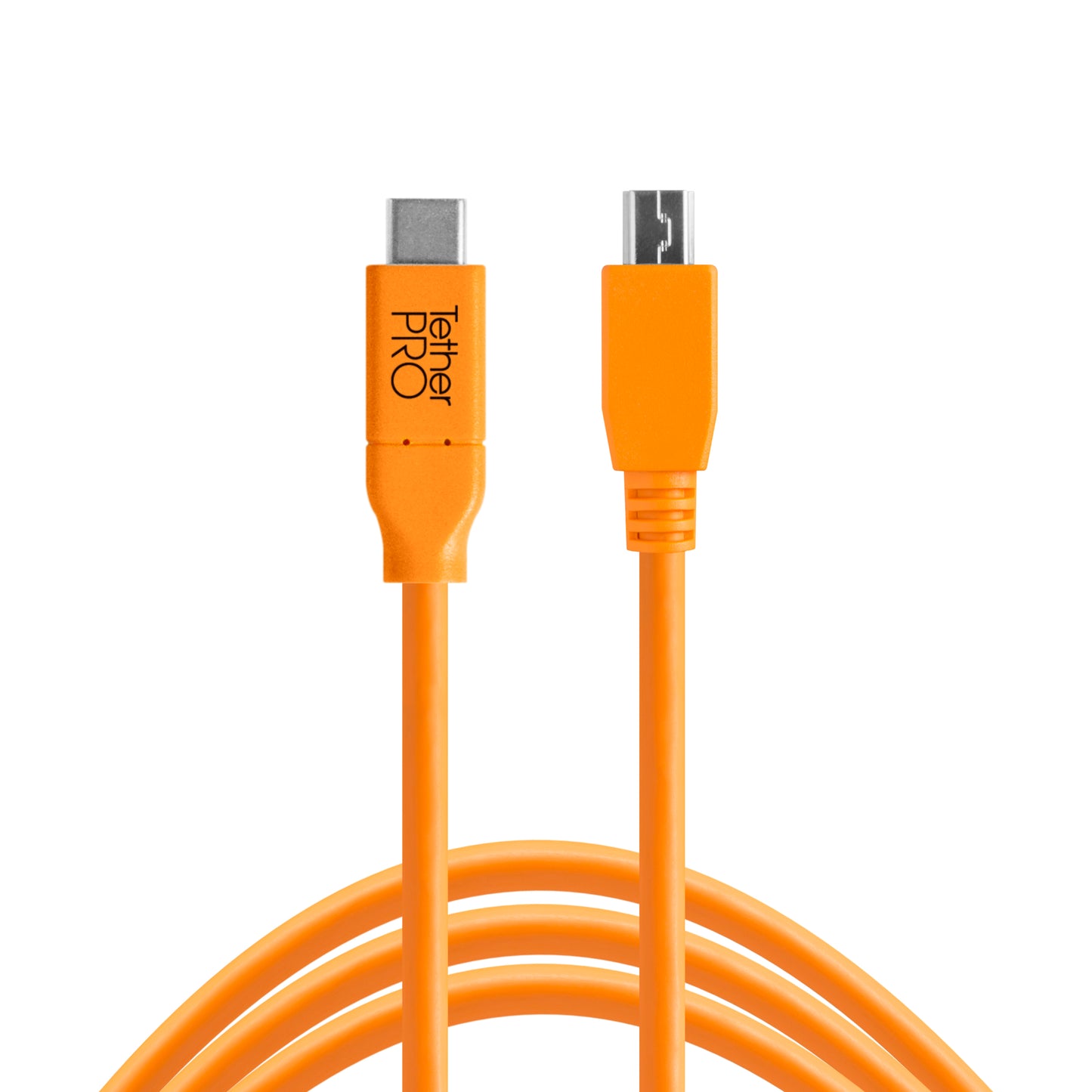 Tether Tools TetherPro USB-C to 2.0 Mini-B 5-Pin - 15 ft, Orange