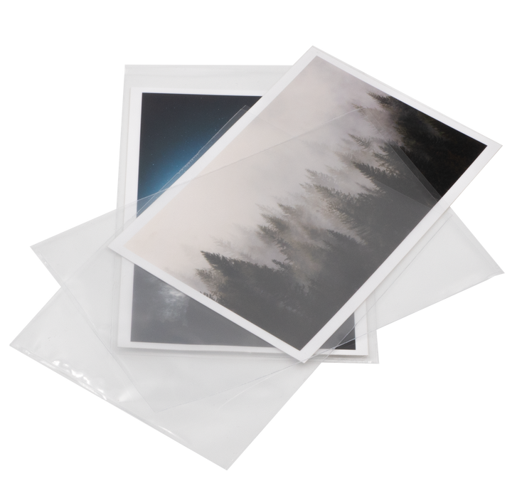 Clear File 4X6" Print Protectors - 25 Sheets