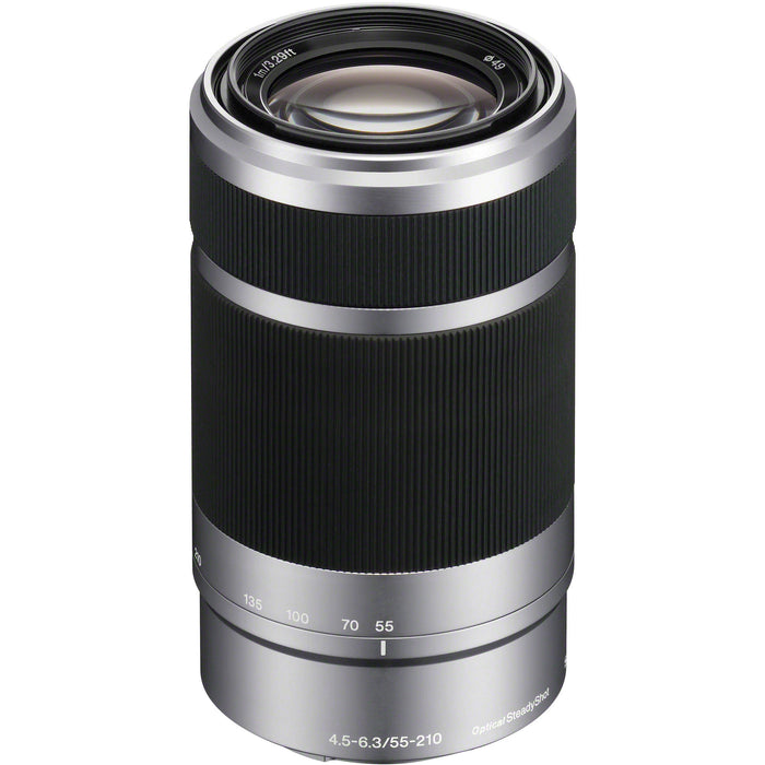 Sony E 55-210mm f/4.5-6.3 OSS Silver Lens
