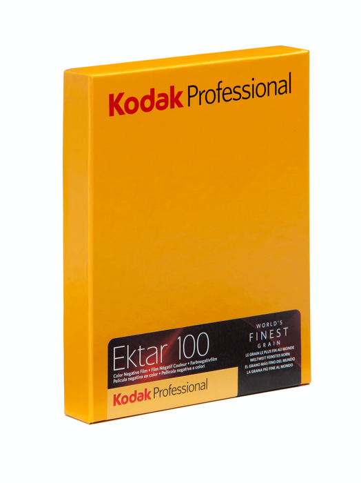 Kodak Professional Ektar 100 Color Negative 4 x 5" Sheet Film, 10 Sheets