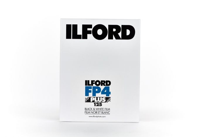 Ilford FP4 Plus 125 Black & White Negative 5 x 7" Sheet Film, 25 Sheets
