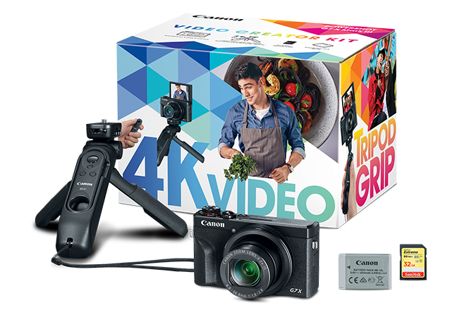 Canon Powershot G7 X Mark III Video Creator Kit-Camera, Point & Shoot-Canon-Pro Photo Supply