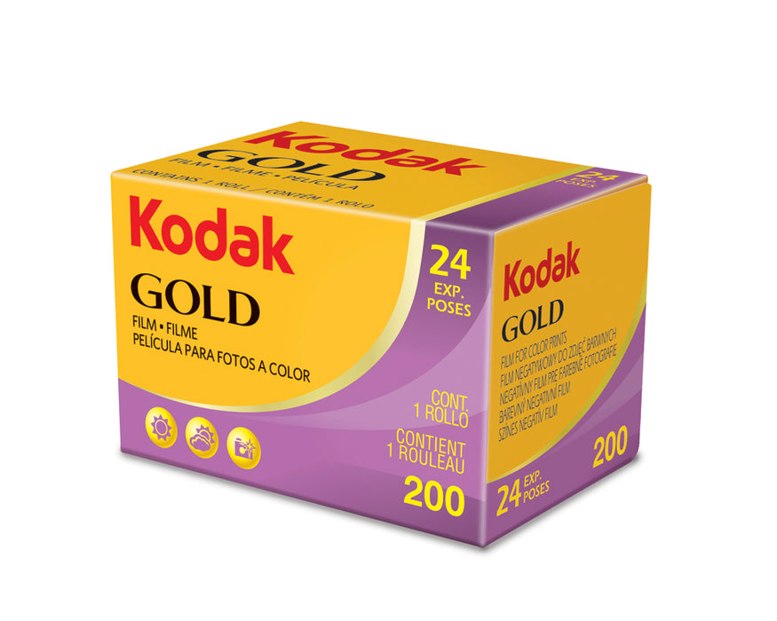 Kodak Gold 200 Color Negative 35mm Film, 24 Exposures