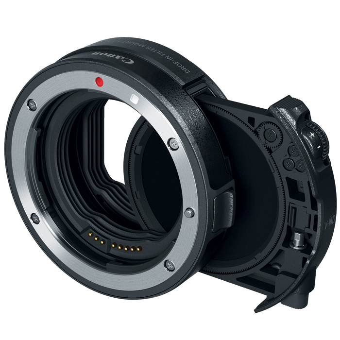 Canon Drop-in Filter Mount Adapter EF-EOS R with Drop-in Variable ND Filter A