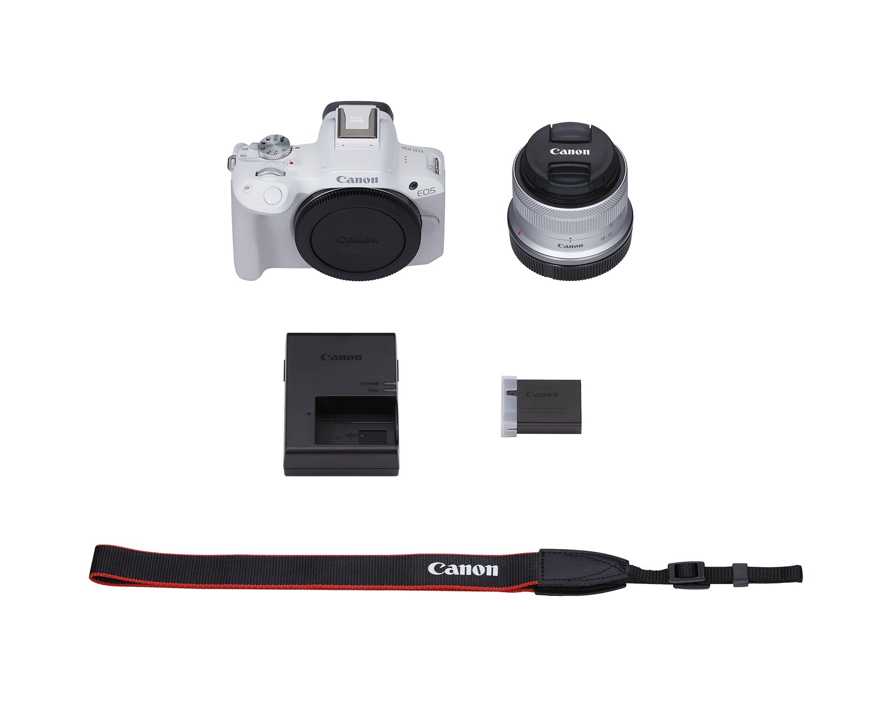 18-45mm Lens kit, white